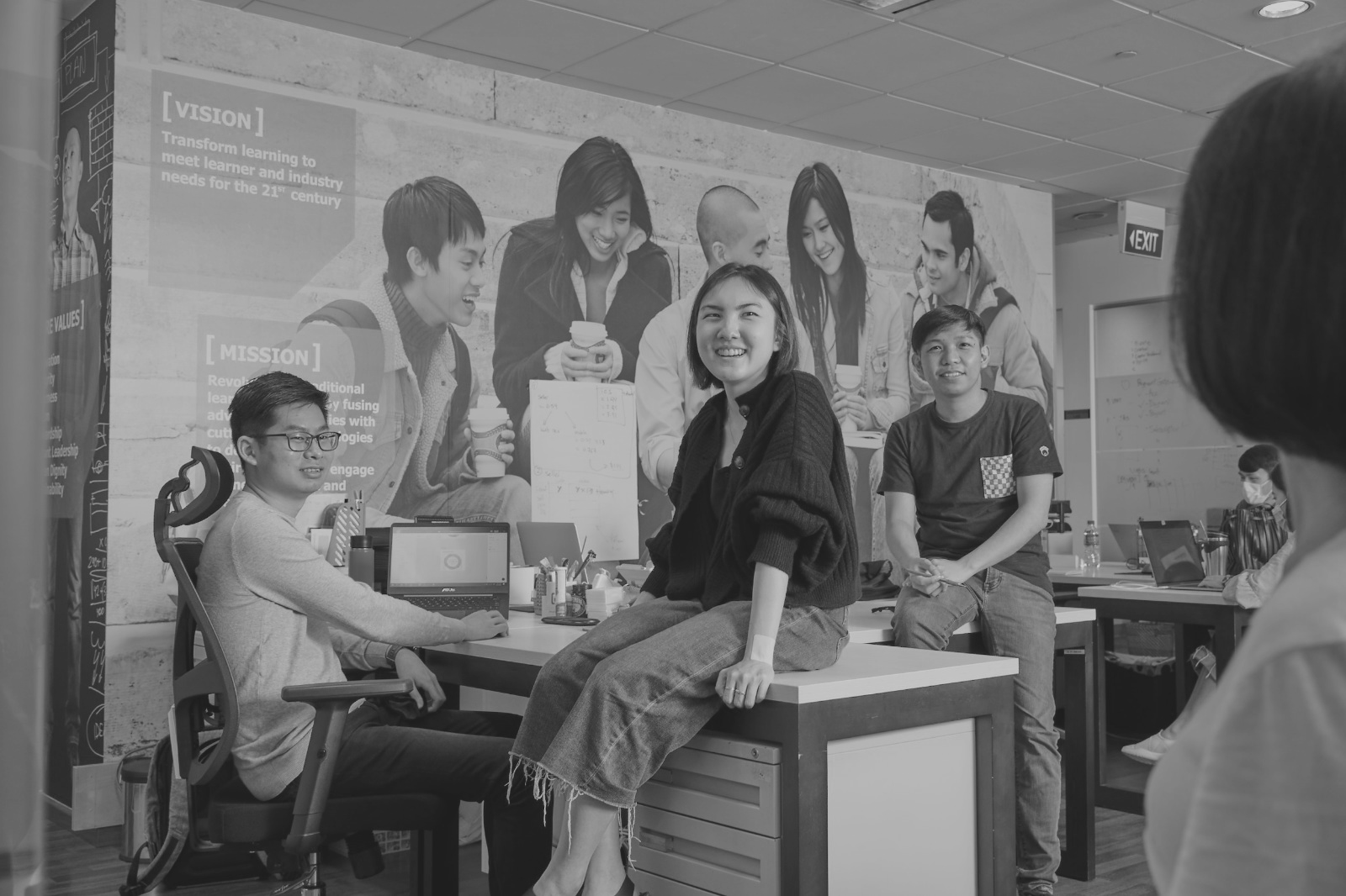 Kydon team collaborating and working together